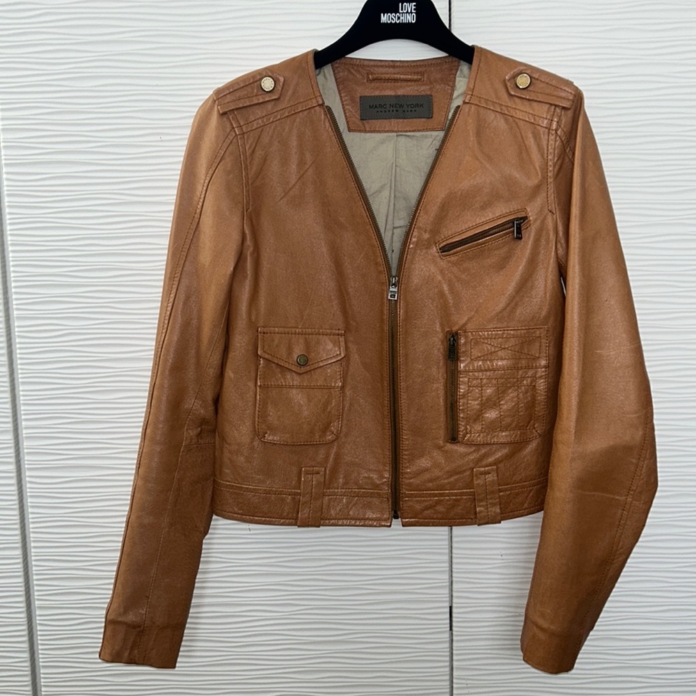 Genuine leather jacket by Andrew Mark
